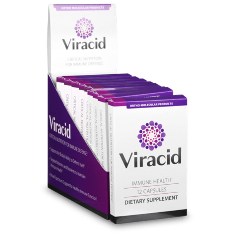 Ortho Molecular, Viracid, 10-12 Capsule Blister Packs UPC 615033045258 | HiLife Vitamins