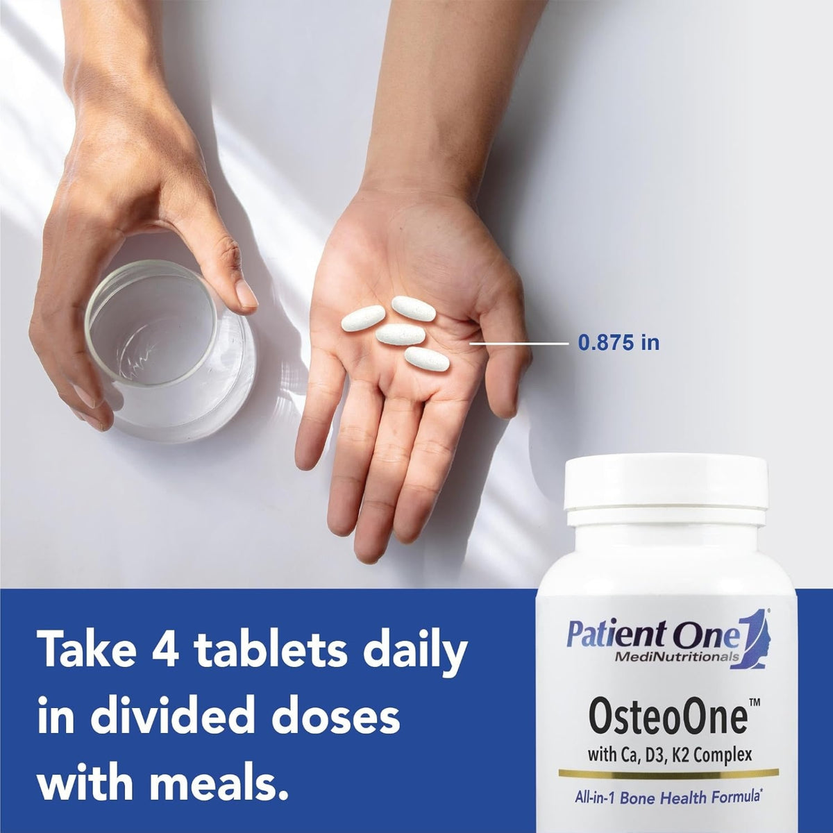 Patient One, OsteoOne, 120 Tablets UPC 853959004076 | Hilife Vitamins