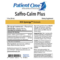 Patient One, Saffro-Calm Plus, 30 Ml Liquid UPC 853959004113 | Hilife Vitamins