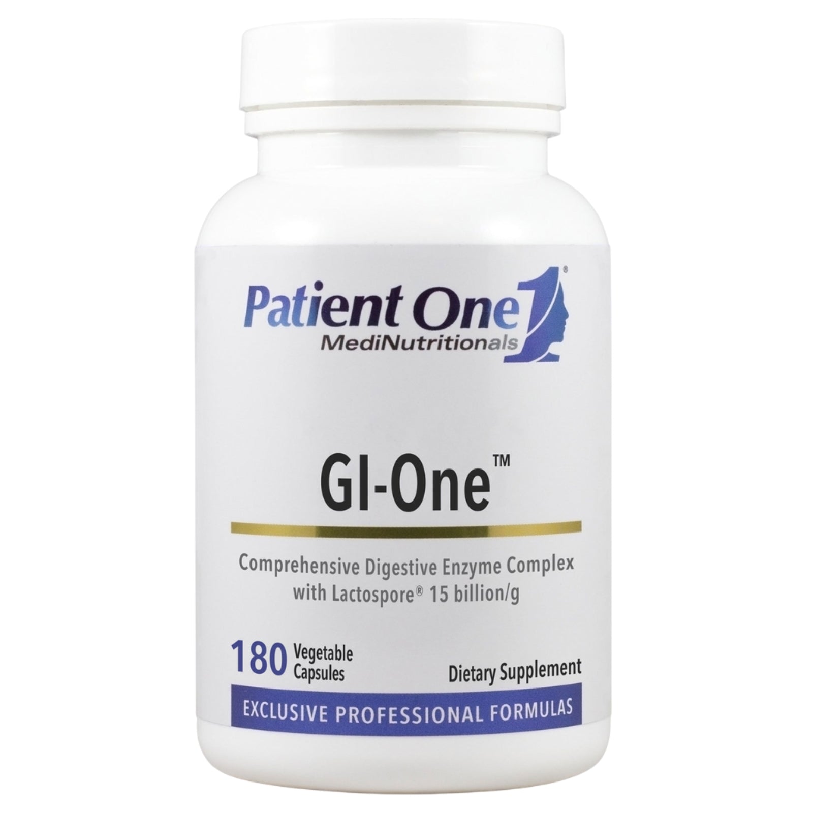 Patient One, GI-One, 180 Vegetable Capsules UPC 853959004335 | Hilife Vitamins