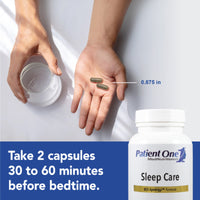 Patient One, Sleep Care, 120 Vegetable Capsules UPC 853959004403 | Hilife Vitamins
