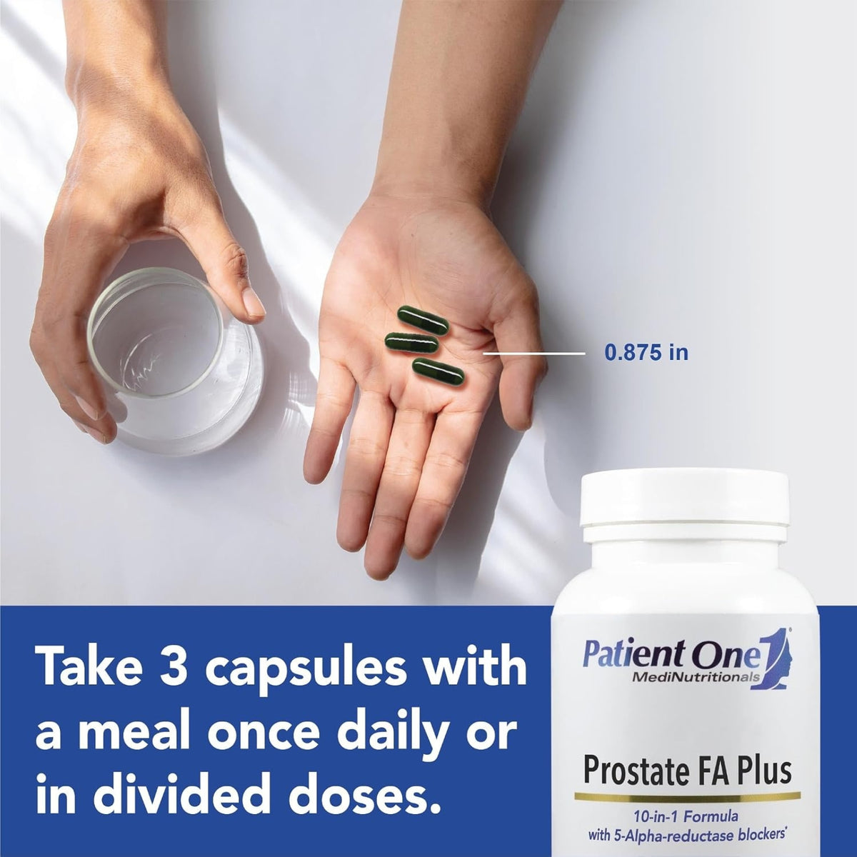 Patient One, Prostate FA Plus, 90 Liquid Veg Capsules UPC 853959004410 | Hilife Vitamins