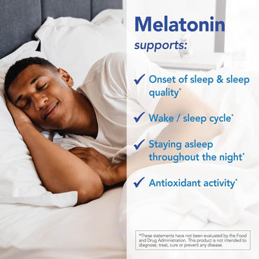 Patient One, Melatonin 3 mg Gradual Release, 60 Vegetable Capsules UPC 853959004601 | Hilife Vitamins