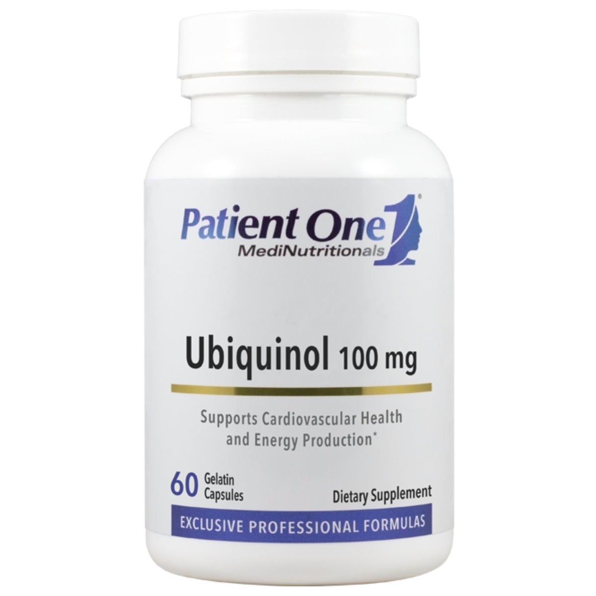 Patient One, Ubiquinol™ 100 mg, 60 Gelatin Capsules UPC 853959004649 | Hilife Vitamins