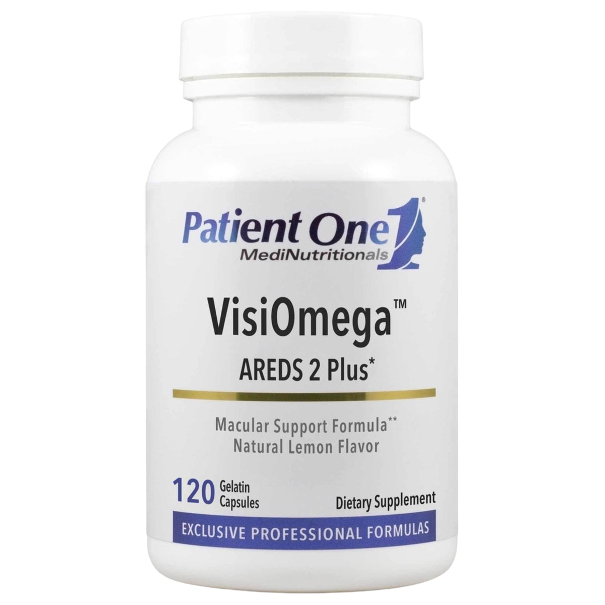 Patient One, VisiOmega™ Macular Support Formula, 120 Gelatin Capsules UPC 853959004724 | Hilife Vitamins