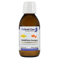 Patient One, SHARPkids Omegas, 150 ml Liquid UPC 853959004816 | Hilife Vitamins