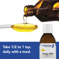 Patient One, Omega 2800, 150 ml Liquid UPC 853959004823 | Hilife Vitamins