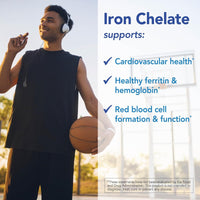 Patient One, Iron Chelate 28mg, 90 Vegetable Capsules UPC 853959004854 | Hilife Vitamins