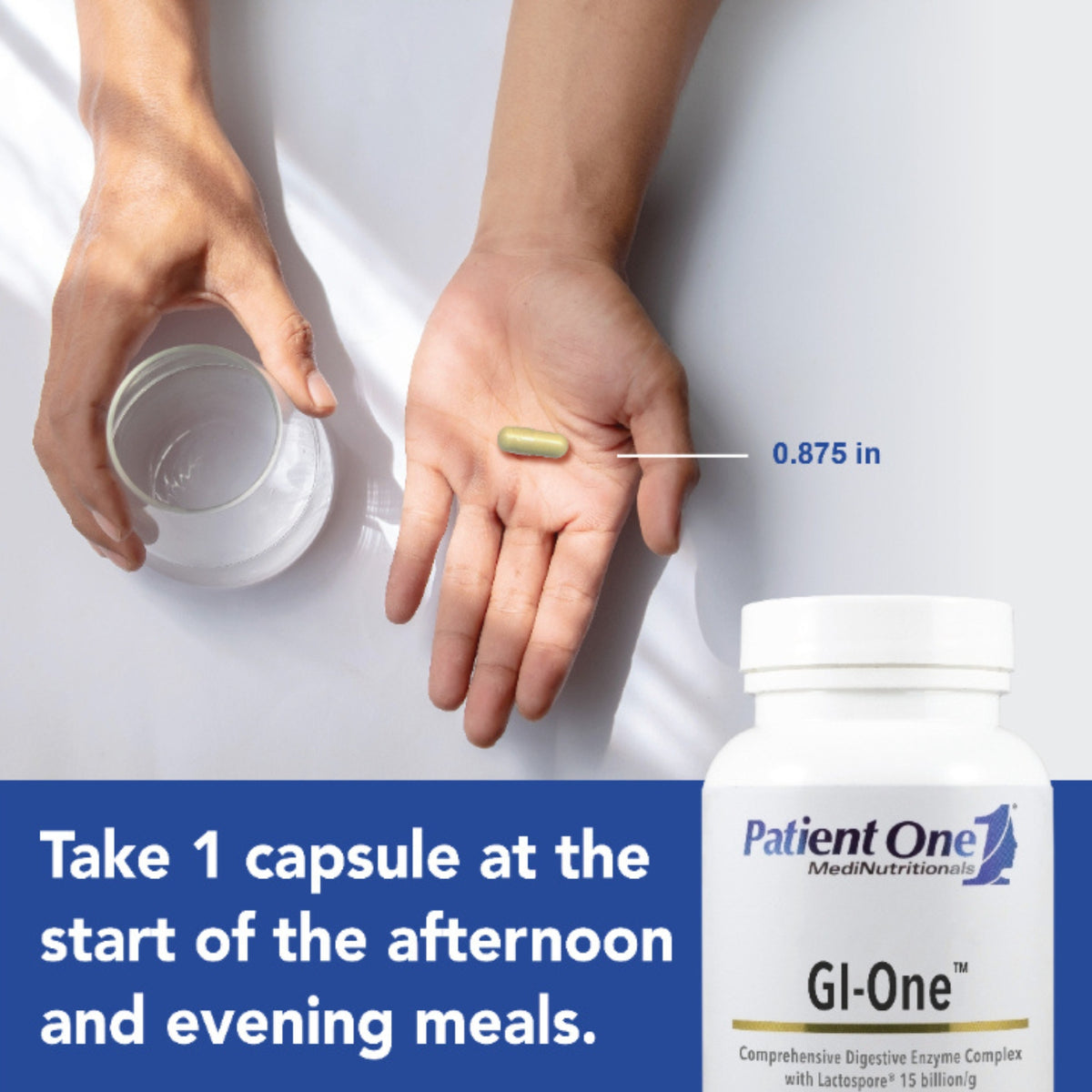 Patient One, GI-One, 90 Vegetable Capsules UPC 853959004984 | Hilife Vitamins