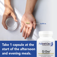 Patient One, GI-One, 90 Vegetable Capsules UPC 853959004984 | Hilife Vitamins