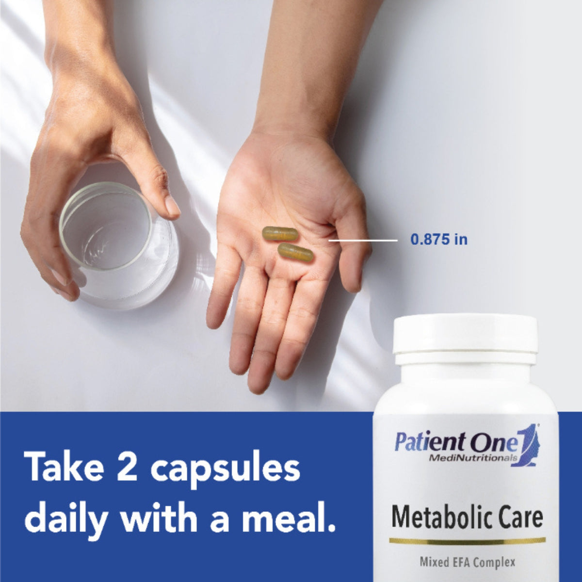 Patient One, Metabolic Care, 240 Gelatin Capsules UPC 859782006034 | Hilife Vitamins