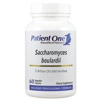 Patient One, Saccharomyces boulardii, 60 Vegetable Capsules UPC 859782006119 | Hilife Vitamins