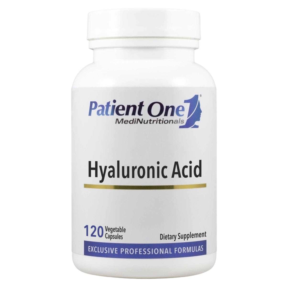 Patient One, Hyalurnoic Acid 100mg, 120 Vegetable Capsules UPC 859782006140 | Hilife Vitamins