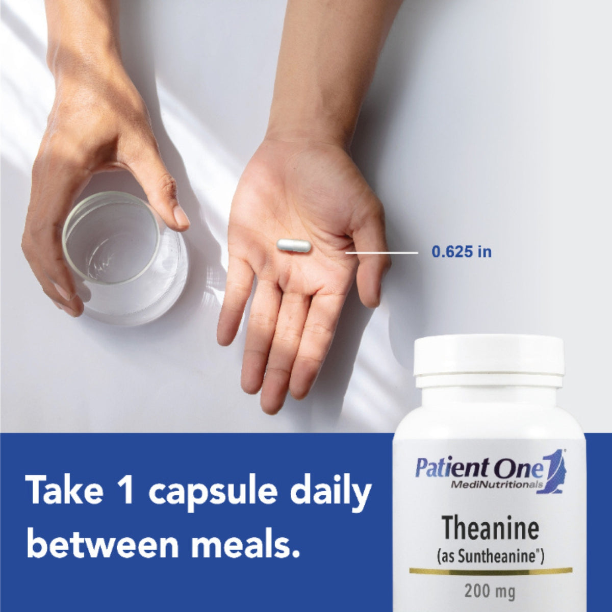 Patient One, Theanine (as Suntheanine®), 60 Vegetable Capsules UPC 859782006157 | Hilife Vitamins