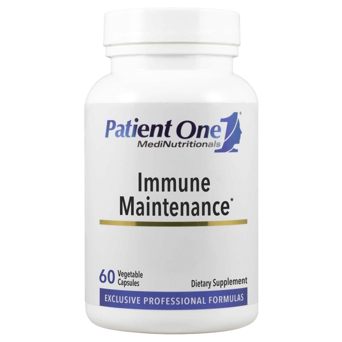 Patient One, Immune Maintenance, 60 Vegetable Capsules UPC 859782006218 | Hilife Vitamins