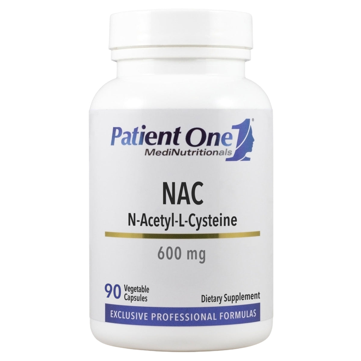 Patient One, NAC 600 mg, 90 Vegetable Capsules UPC 859782006676 | Hilife Vitamins