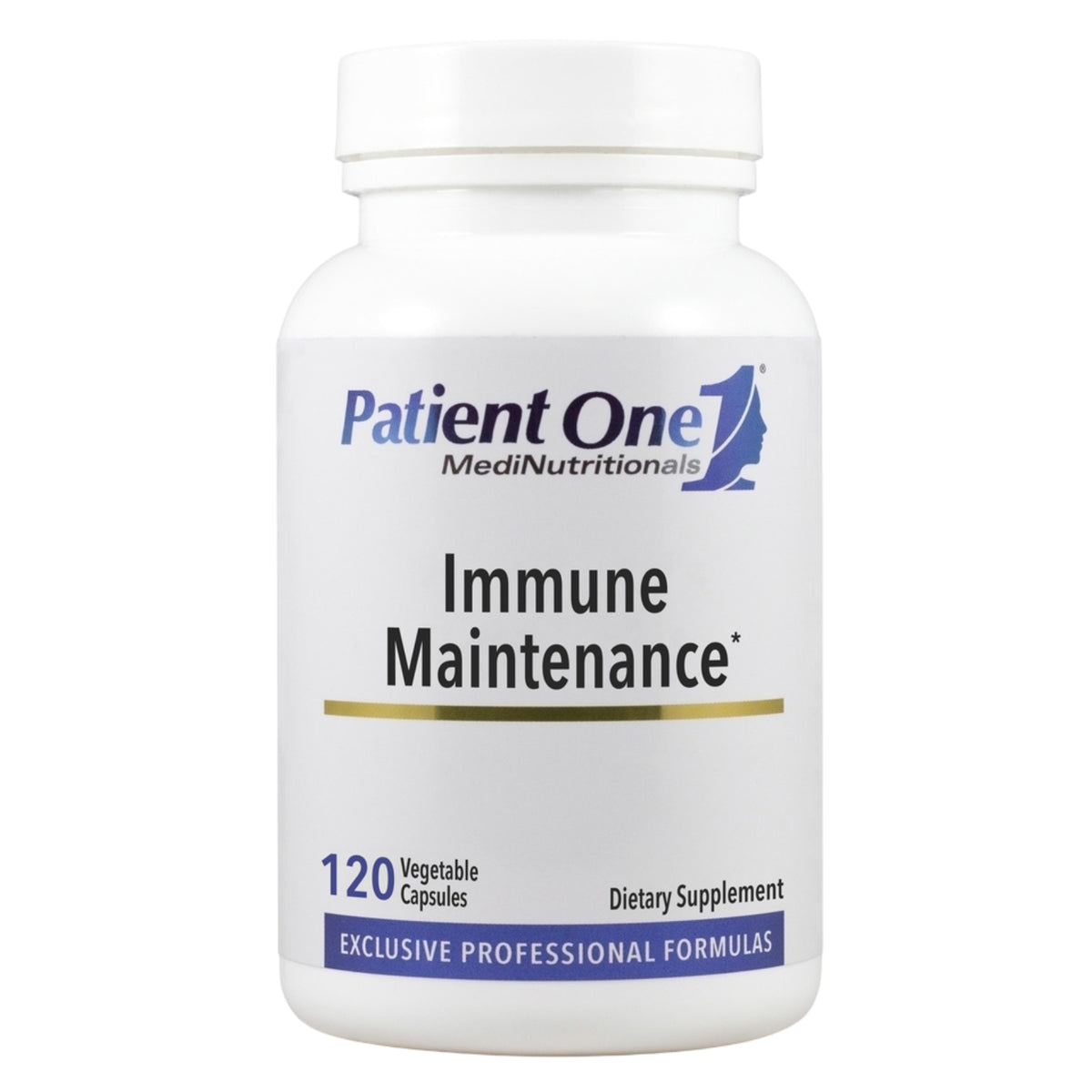 Patient One, Immune Maintenance, 120 Vegetable Capsules UPC 859782006980 | Hilife Vitamins