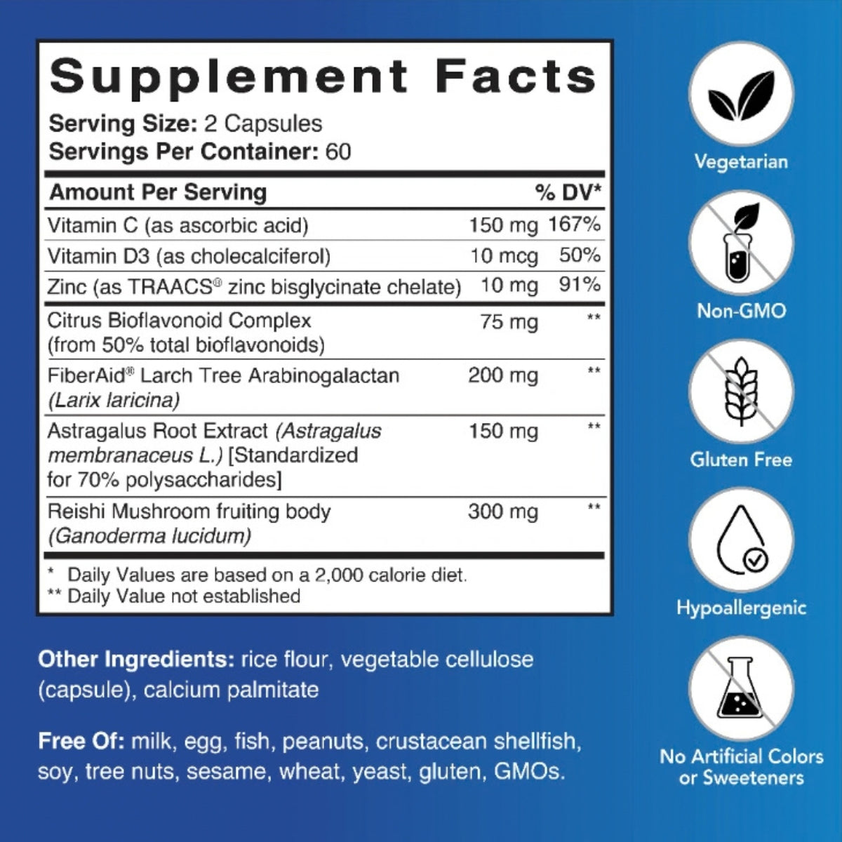 Patient One, Immune Maintenance, 120 Vegetable Capsules UPC 859782006980 | Hilife Vitamins