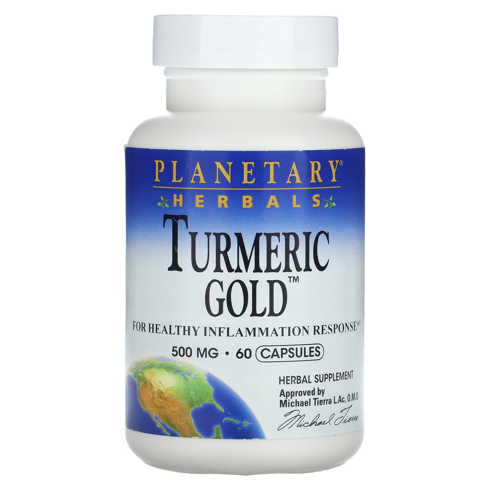 Planetary Formulas, Turmeric Gold™ 500 mg, 60 Capsules UPC 021078107088 | Hilife Vitamins