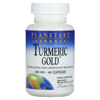 Planetary Formulas, Turmeric Gold™ 500 mg, 60 Capsules UPC 021078107088 | Hilife Vitamins
