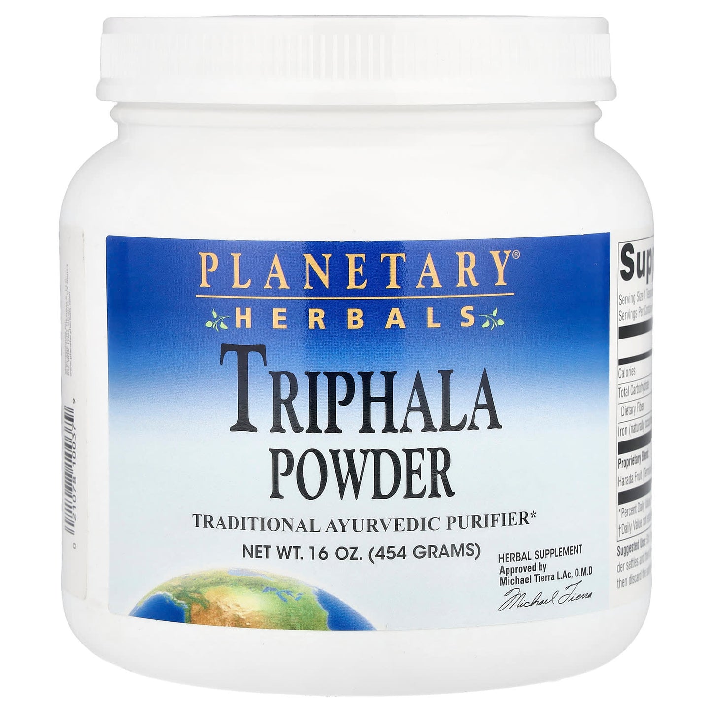 Planetary Herbals, Triphala, Powder, 16 oz (454 g) UPC 021078100379 | HiLife Vitamins