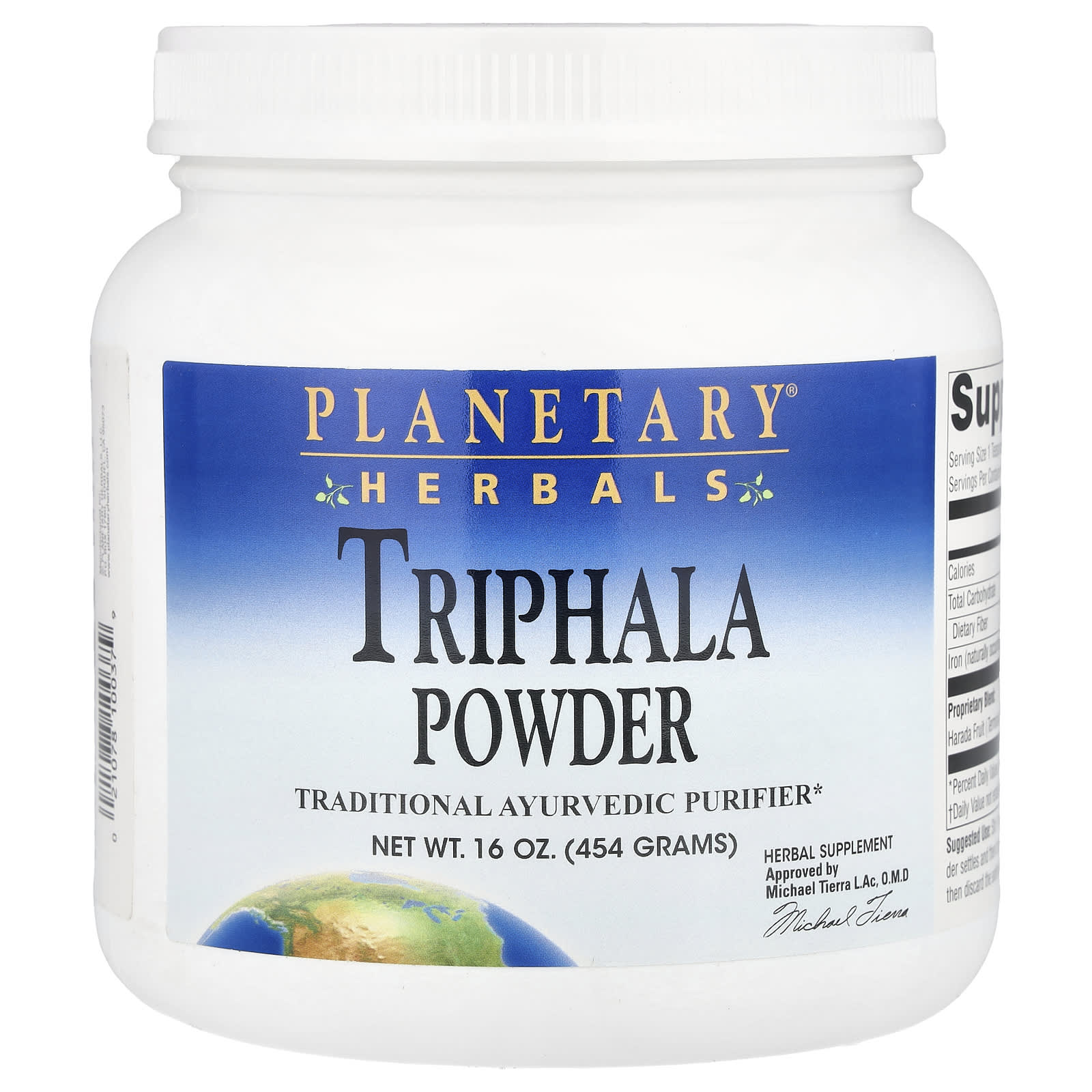 Planetary Herbals, Triphala, Powder, 16 oz (454 g) UPC 021078100379 | HiLife Vitamins