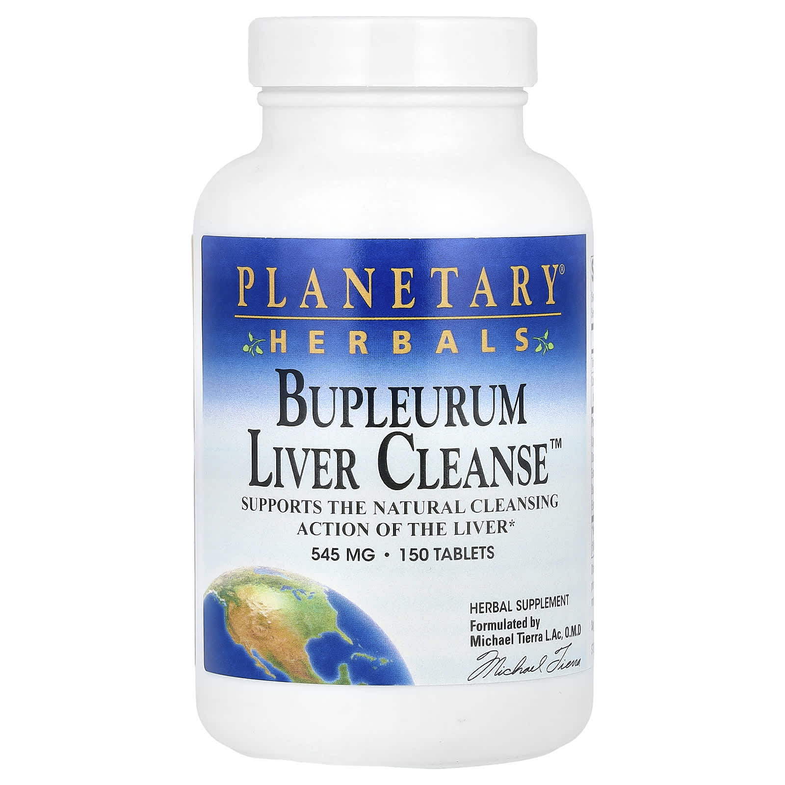 Planetary Herbals, Bupleurum Liver Cleanse 545 mg, 150 Tablets UPC 021078100645 | HiLife Vitamins