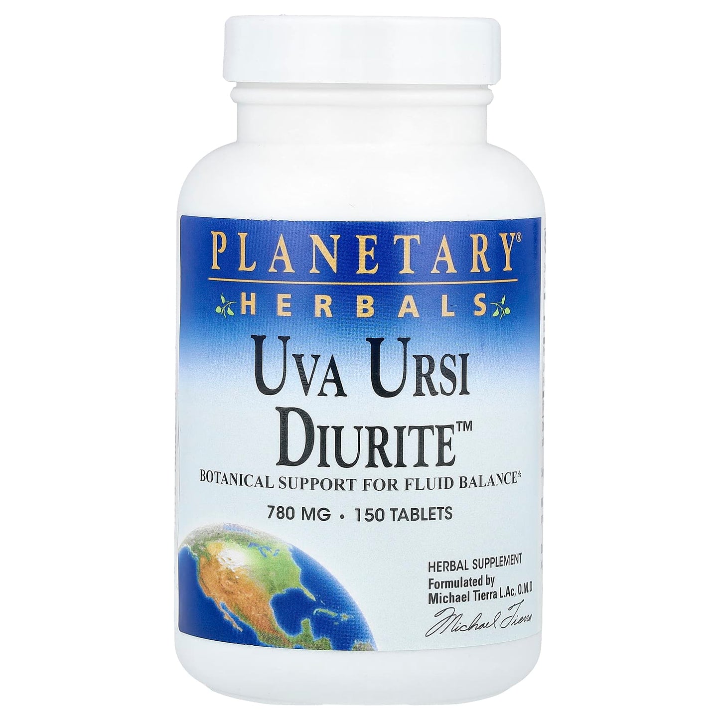 Planetary Herbals, Uva Ursi Diurite 780 mg, 150 Tablets UPC 021078100690 | HiLife Vitamins