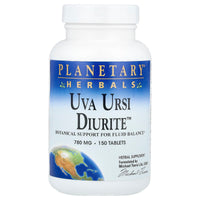 Planetary Herbals, Uva Ursi Diurite 780 mg, 150 Tablets UPC 021078100690 | HiLife Vitamins
