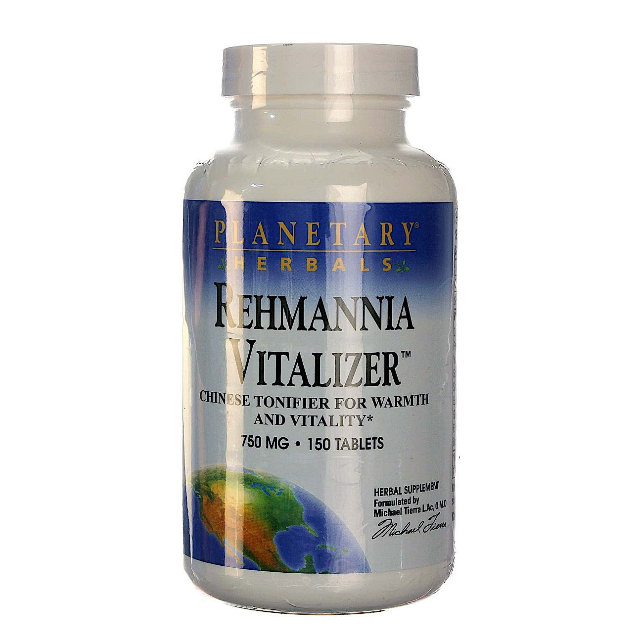 Planetary Herbals, Rehmannia Vitalizer™ 750 mg, 150 Tablets UPC 021078101093 | HiLife Vitamins