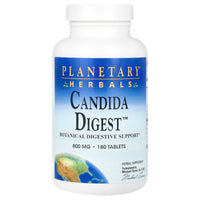 Planetary Herbals, Candida Digest 800 Mg, 180 Tablets UPC 021078101116 | HiLife Vitamins