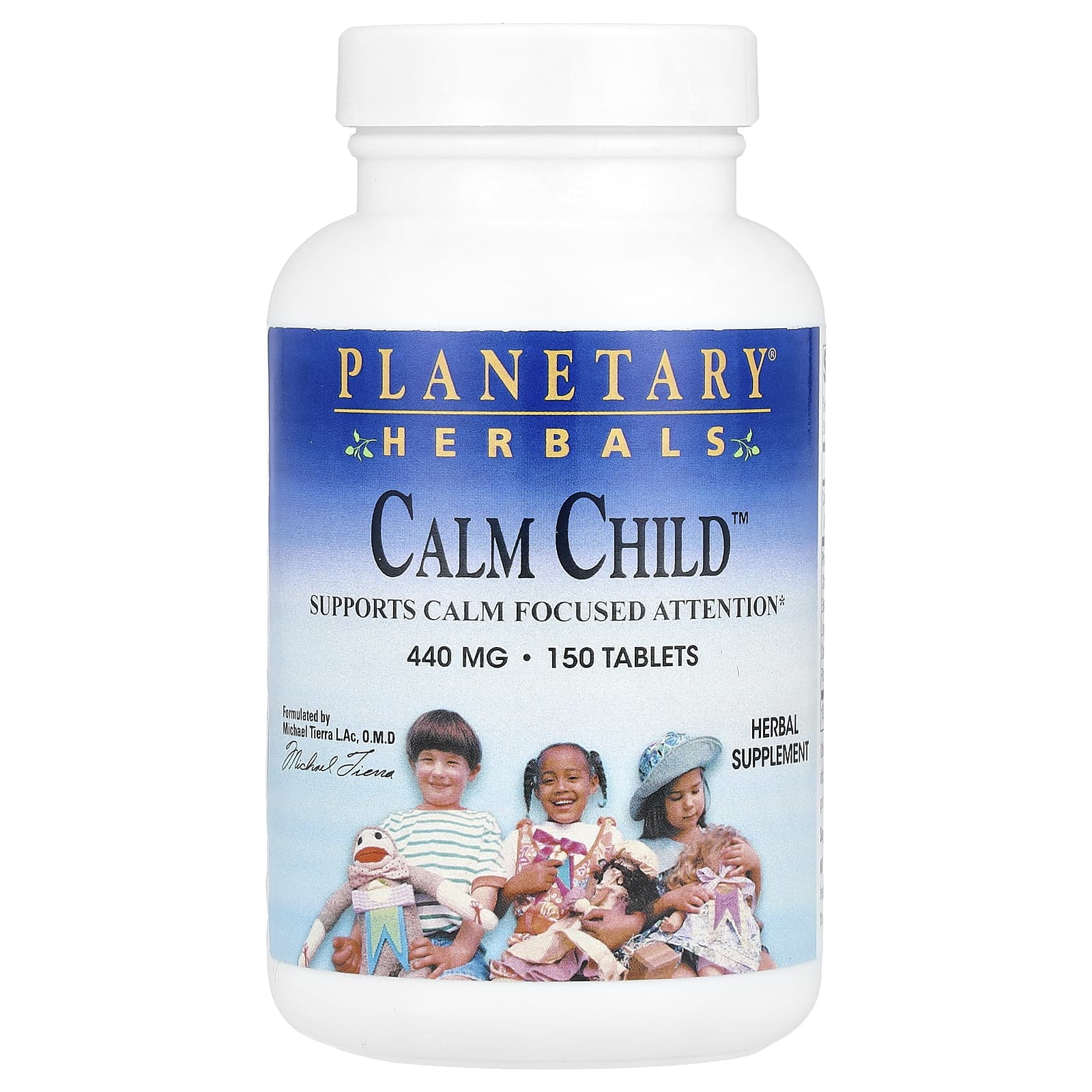 Planetary Herbals, Calm Child, 220 mg, 150 Tablets UPC 021078101444 | Hilife Vitamins