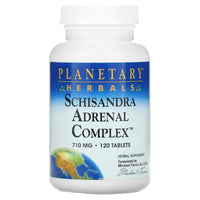 Planetary Herbals, Schisandra Adrenal Complex 710 mg, 120 Tablets - 021078101567 | Hilife Vitamins