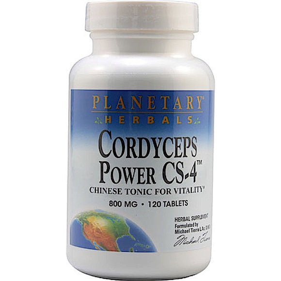 Planetary Herbals, Cordyceps Power Cs-4 800 mg, 120 Tablets - 021078104261 | Hilife Vitamins