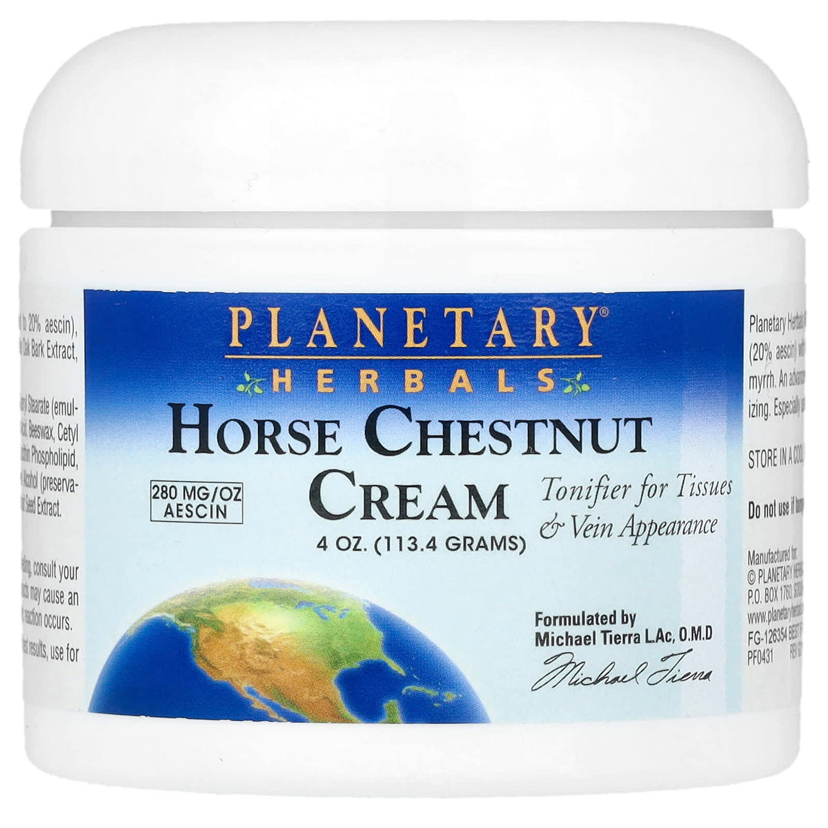 Planetary Herbals, Horse Chestnut, 4 Oz UPC 021078104315 | Hilife Vitamins