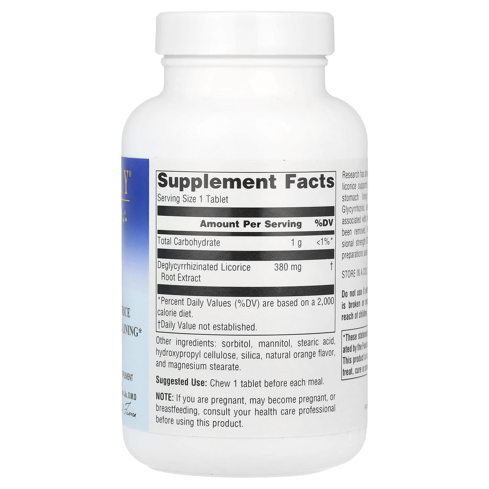 Planetary Herbals, Dgl, 100 Tablets UPC 021078105008 | Hilife Vitamins