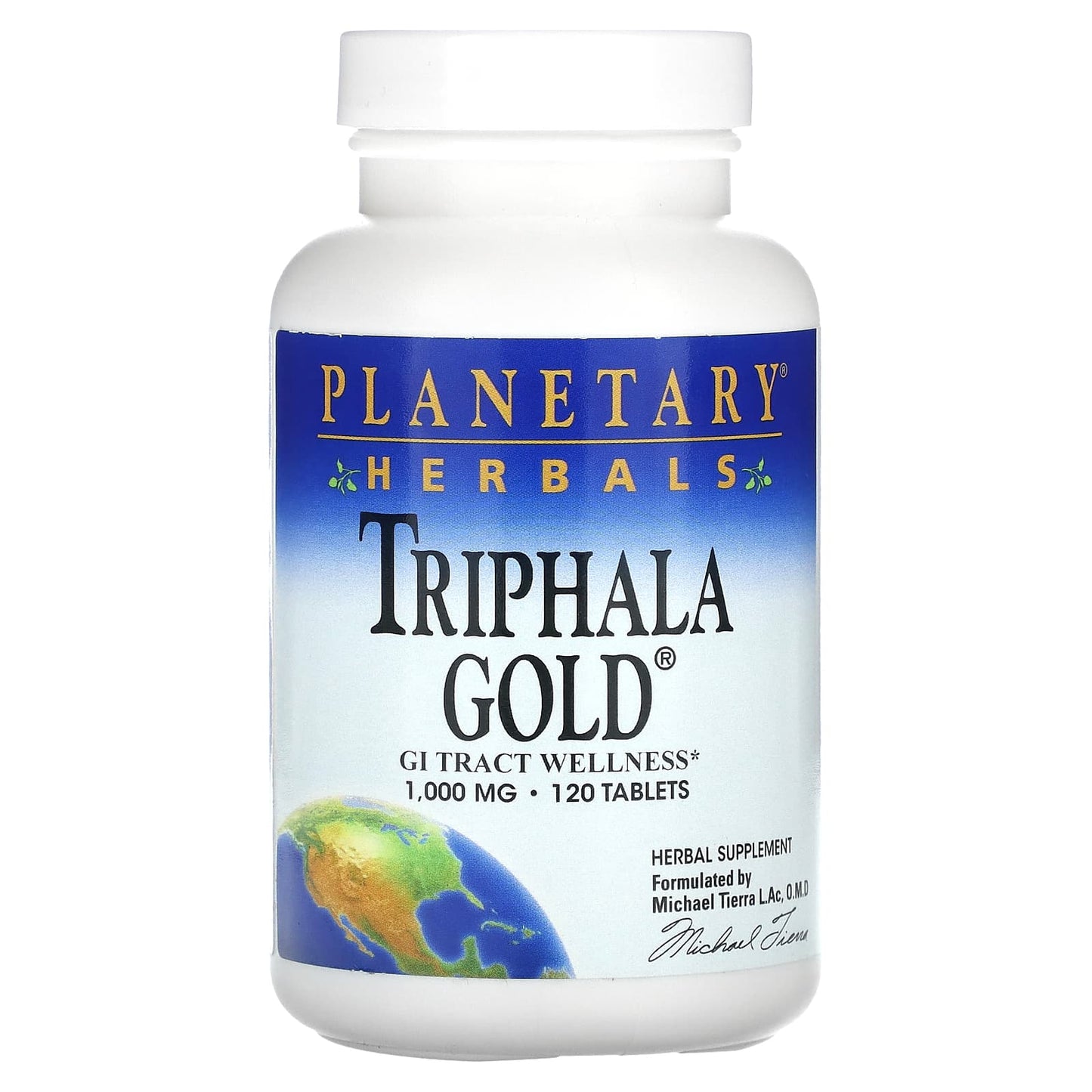 Planetary Herbals, Triphala Gold 1000 mg, 120 Tablets - 021078105114 | Hilife Vitamins