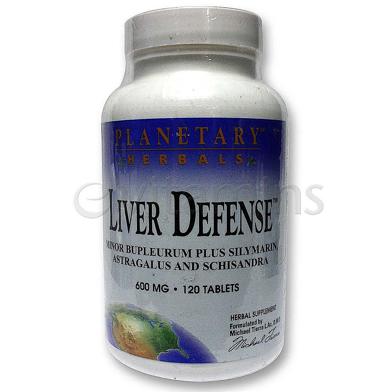 Planetary Herbals, Liver Defense 600 mg, 120 Tablets UPC 021078105466 | HiLife Vitamins