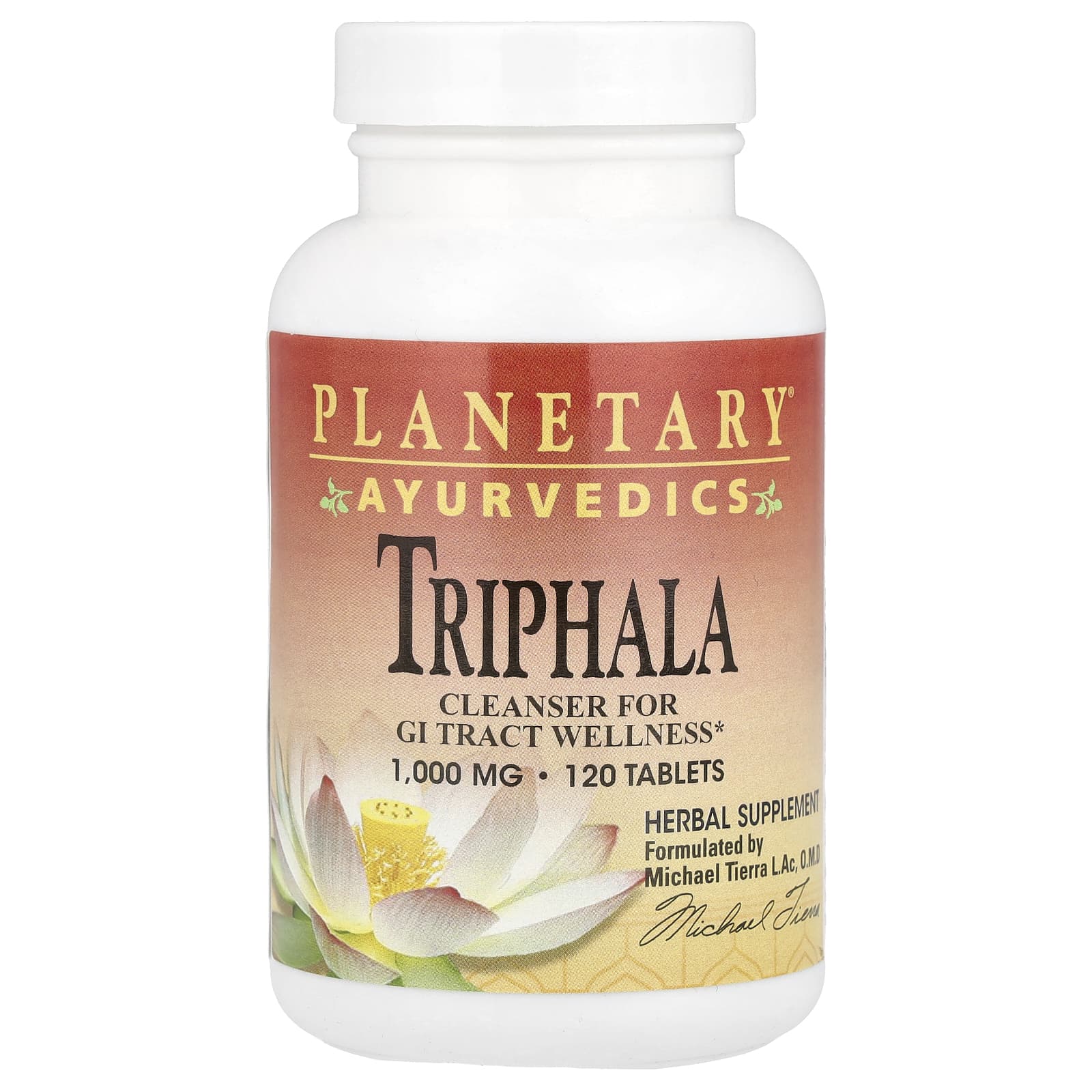 Planetary Herbals, Planetary Ayurvedics Triphala 1000 mg, 29 Tablets UPC 021078106296 | HiLife Vitamins