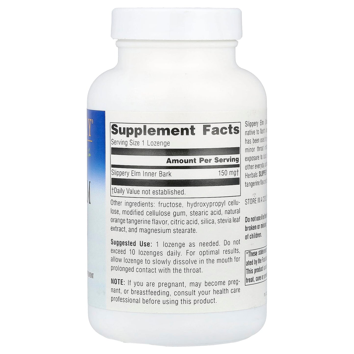 Planetary Herbals, Slippery Elm Lozenges 150 Mg Tangerine, 200 Lozenges UPC 021078106470 | Hilife Vitamins
