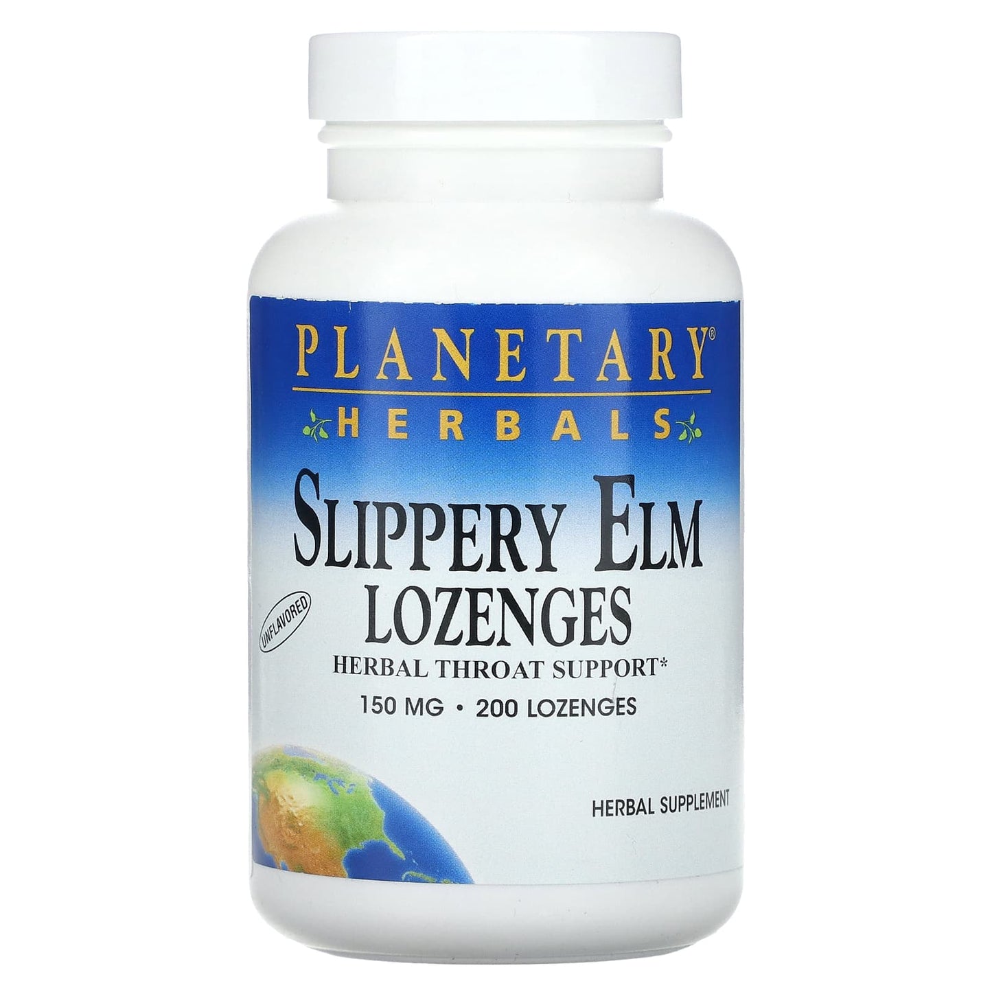 Planetary Herbals, Slippery Elm Lozenges 150 Mg, 200 Lozenges UPC 021078106500 | HiLife Vitamins