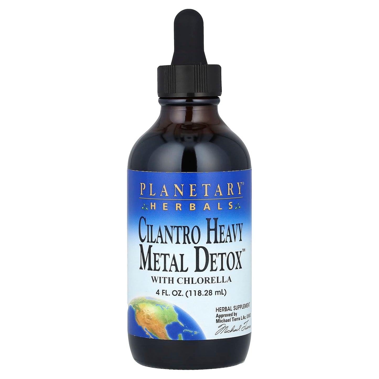 Planetary Herbals, Cilantro Heavy Metal Detox, 4 Oz UPC 021078106586 | Hilife Vitamins