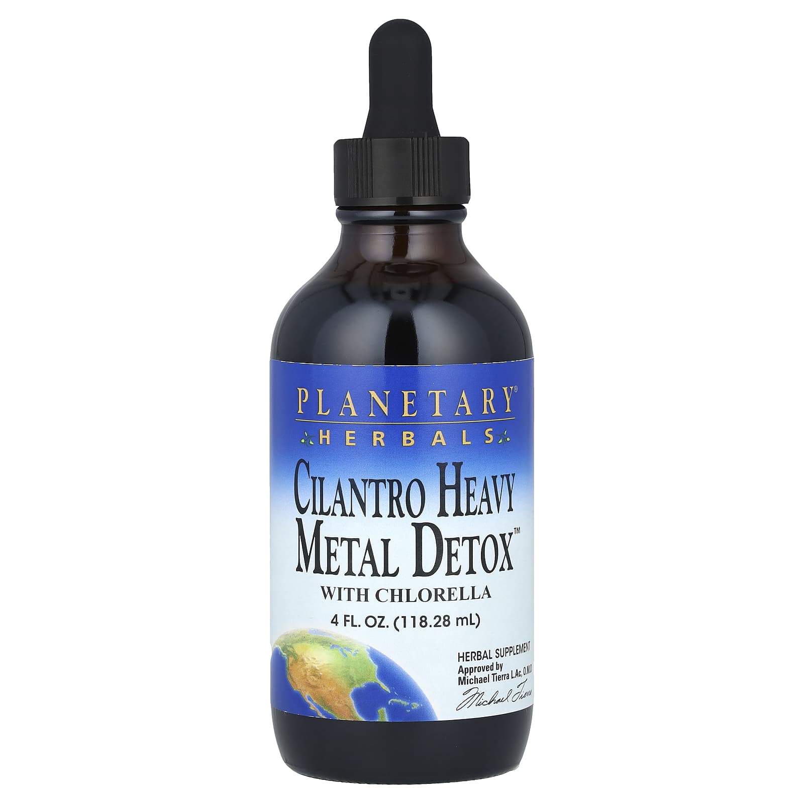 Planetary Herbals, Cilantro Heavy Metal Detox, 4 Oz UPC 021078106586 | Hilife Vitamins