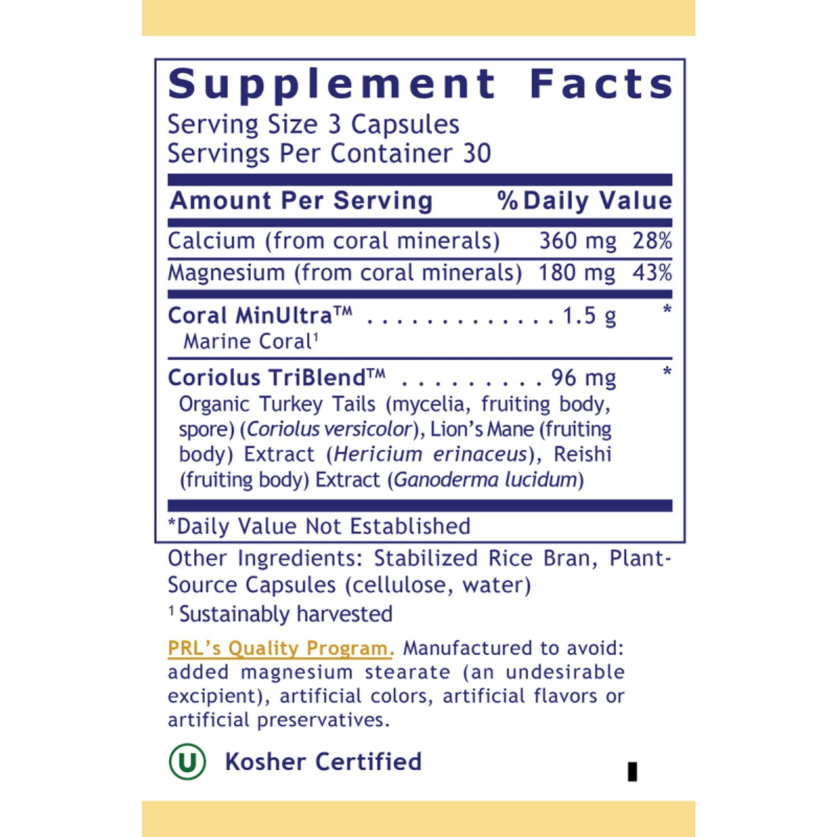 Premier Research Labs, Premier Calcium Magnesium Plus, 90 Plant-Source Capsules UPC 807735001407 | Hilife Vitamins