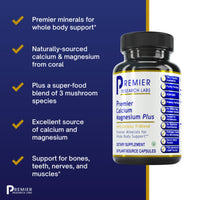 Premier Research Labs, Premier Calcium Magnesium Plus, 90 Plant-Source Capsules UPC 807735001407 | Hilife Vitamins