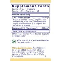 Premier Research Labs, Premier CoQ-10, 50 Plant-Source Capsules UPC 807735004620 | Hilife Vitamins