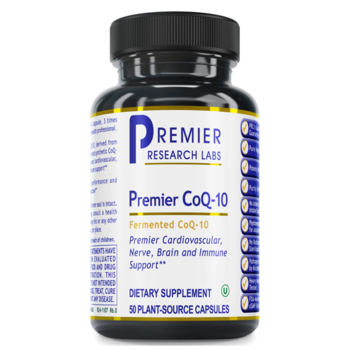 Premier Research Labs, Premier CoQ-10, 50 Plant-Source Capsules UPC 807735004620 | Hilife Vitamins