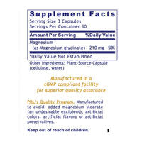 Premier Research Labs, Premier Magnesium Glycinate, 90 Plant-Source Capsules UPC 807735011505 | HiLife Vitamins