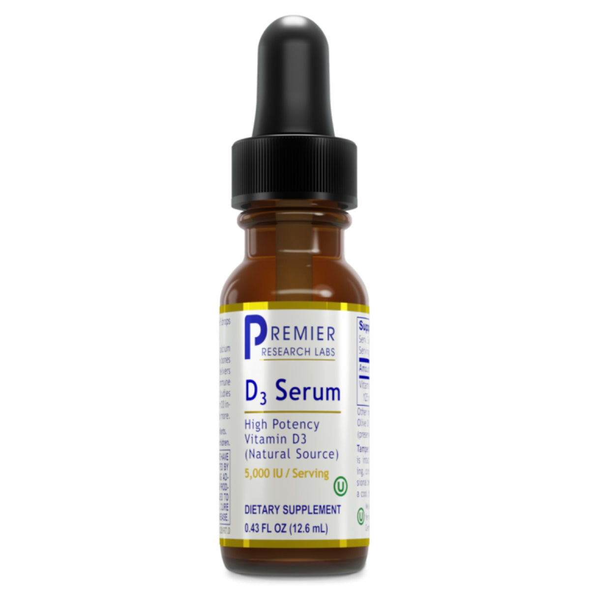 Premier Research Labs, D3 Serum, 0.43 Fl Oz UPC 807735013356 | Hilife Vitamins
