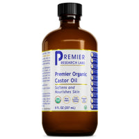 Premier Research Labs, Premier Organic Castor Oil, 8 FL OZ (237 mL) UPC 807735015053 | Hilife Vitamins